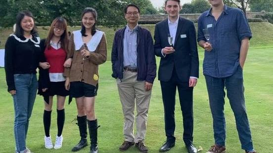 The Lei group in Pharmacology (left-right): Dr Tianyi Sun, Yue Ren, Yu He, Ming Lei, Alexey Lipov and Alex Grassam-Rowe